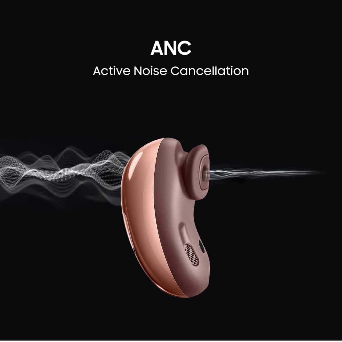Samsung Galaxy Buds Live Bluetooth Truly Wireless in Ear Earbuds with Mic, Upto 21 Hours Playtime, Mystic Black - 1