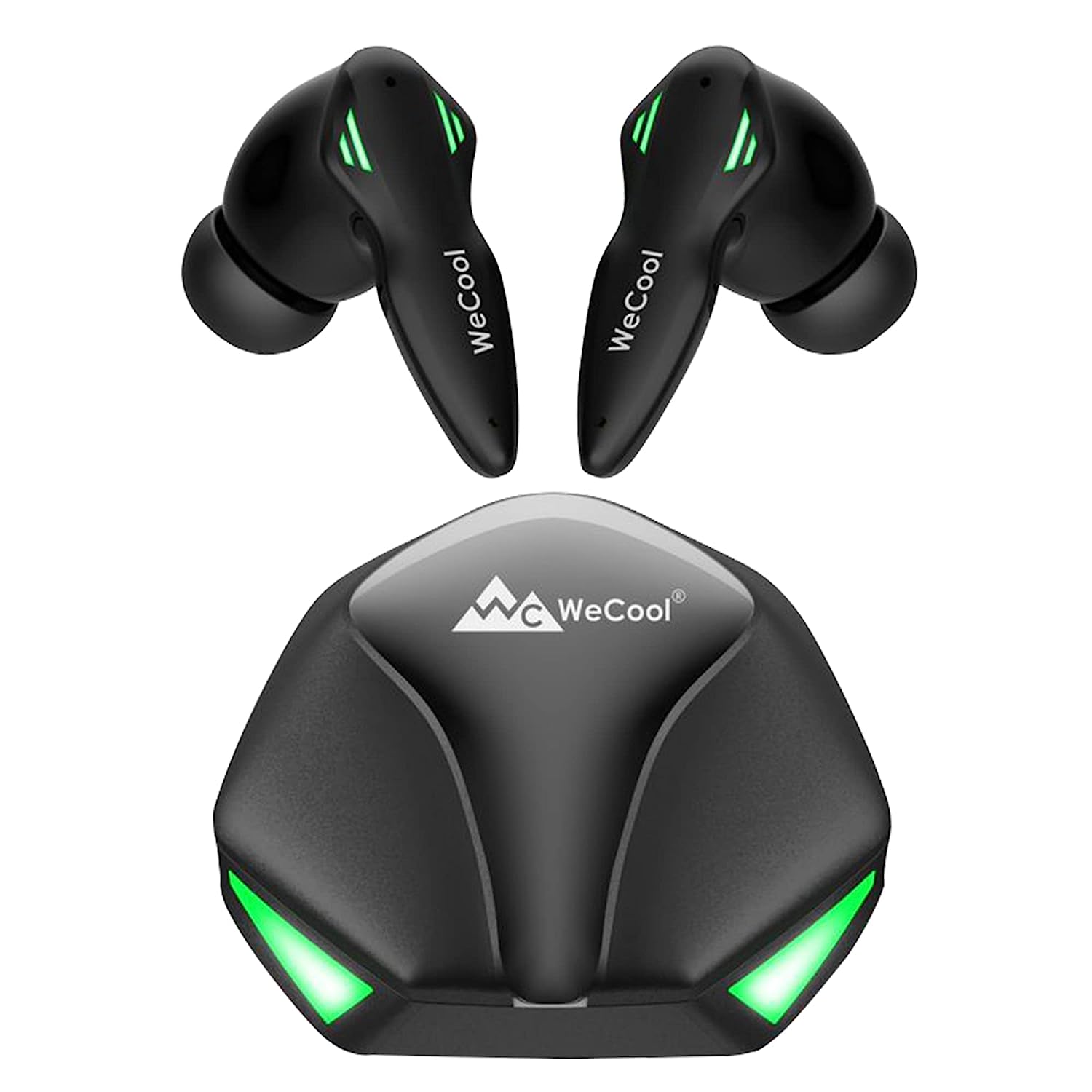 Wecool Moonwalk M4 ENC Gaming Earbuds, 48 Hours Playtime, Dedicated Gaming Mode, Deep Bass, 55 ms Low Latency, Dual Mic for Clear Calling, Touch Contr - 0