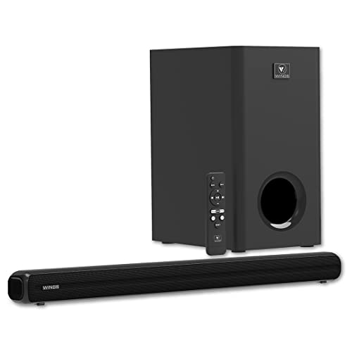 Wings Newly Launched Wings Centerstage 3000, 2.1 Channel Soundbar with 160W RMS, 5.0 Bluetooth, USB, Aux, HDMI Connection & Remote Control, Black, WL- - 0
