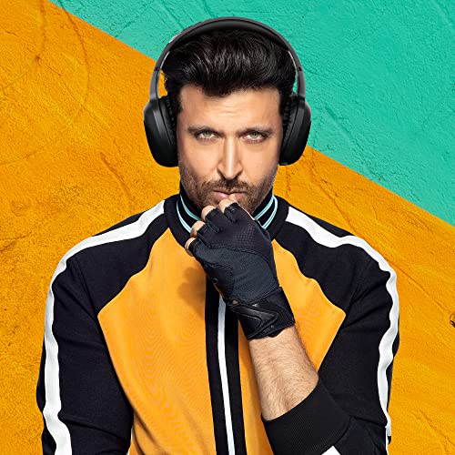 Zebronics Zeb-Thunder PRO On-Ear Wireless Headphone with BTv5.0, Up to 21 Hours Playback, 40mm Drivers with Deep Bass, Wired Mode, USB-C Type Charging(Black) - 4