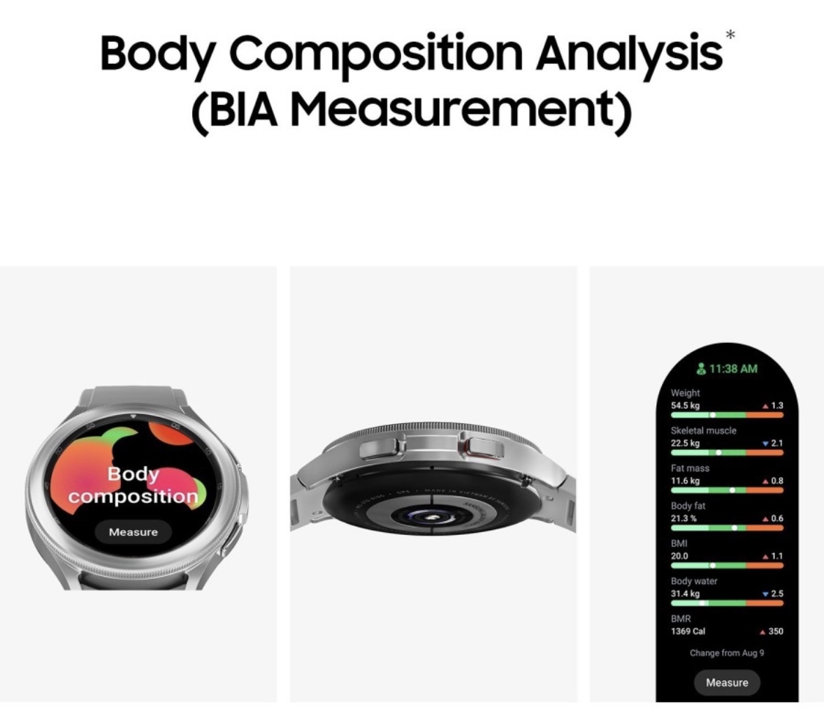 SAMSUNG Watch 4 Classic, 46mm Super AMOLED LTE, Calling Body Composition Tracking (Silver Strap, Free Size) - 2