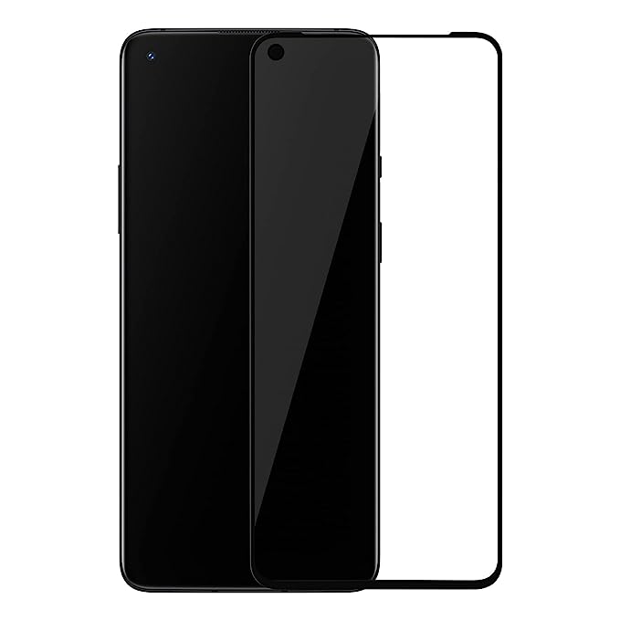 OnePlus 9R 5G 3D Tempered Glass Screen Protector Black IN - 0