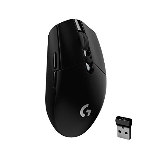 Logitech G304 Lightspeed Wireless Gaming Mouse, Hero Sensor, 12,000 DPI, Lightweight, 6 Programmable Buttons, 250h Battery Life, On-Board Memory - 0