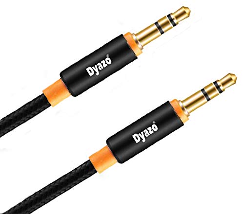 Dyazo 6 Ft 24K Gold Plated Aux Cable, 3.5 MM - 0