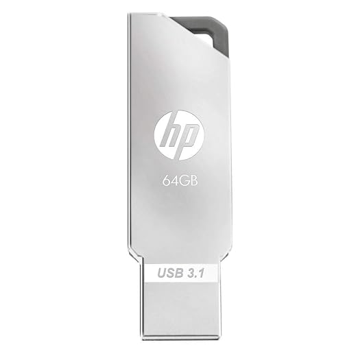 HP X740W 64 GB Pen Drive (Silver) - 0
