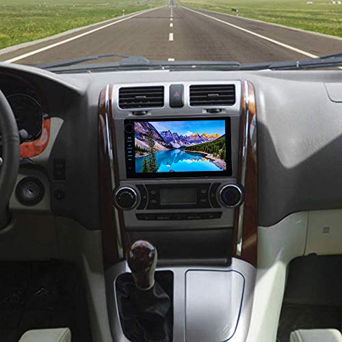 SuzecBlockbuster Series Double Din car Stereo with Touch Screen, Mirror Link,Bluetooth, Media Player and LED Reverse Camera - 1