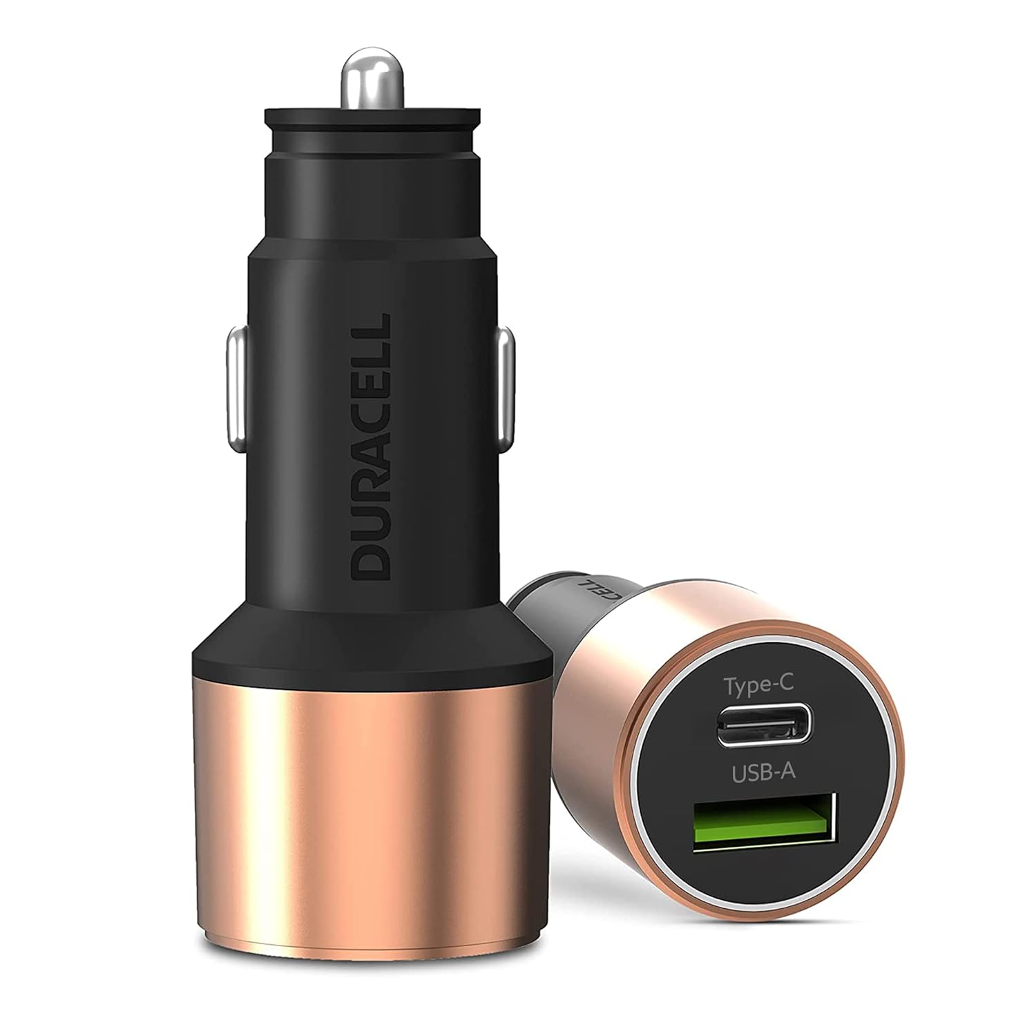 Duracell 65W Fast Car Charger Adapter with Dual Output - 0