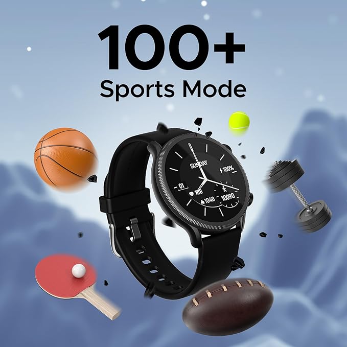 boAt Flash Plus Smart Watch w/ 1.39" (3.5 cm) HD Display, Bluetooth Calling, 100+ Sports Mode - 1