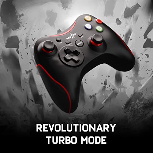 Redgear Pro Wireless Gamepad with 2.4GHz Wireless Technology, Integrated Dual Intensity Motor, Illuminated Keys for PC(Compatible with Windows 7/8/10) - 2