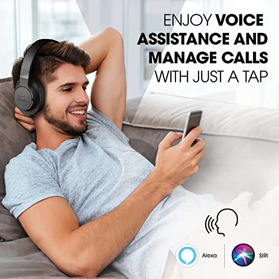 JBL Tune 760NC, Over Ear Active Noise Cancellation Headphones with Mic, up to 50 Hours Playtime, JBL Pure Bass, Google Fast Pair, Dual Pairi - 2