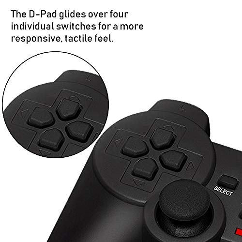 Quantum QHM7468 USB Gamepad with Dual Vibration (Black) - 1