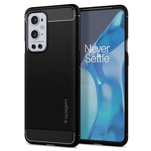 Spigen - Rougged Armor (Matte black) for Oneplus 9 Pro 5G - 0