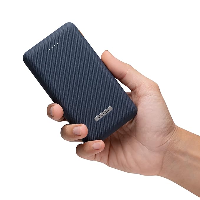 URBN 20000 mAh Li-Polymer Ultra Compact Power Bank | 12W Fast Charge - 0