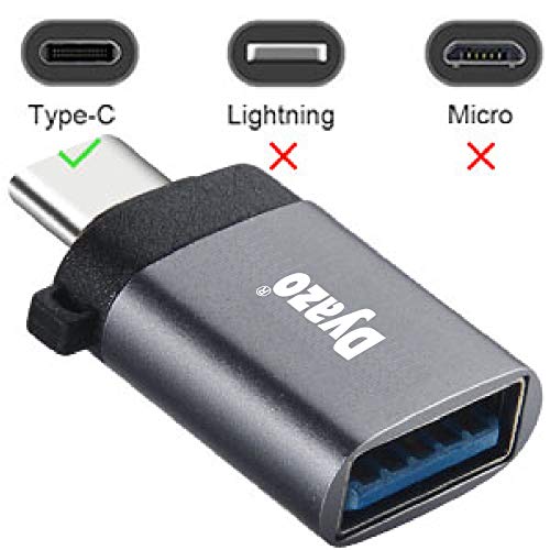 Dyazo USB Type C 3.1/3.0 to USB A Female OTG Adapter Compatible with MacBook Pro/Air 2019 2018 2017, Galaxy S20 S20+ Ultra Note 10 S9 S8USB Adapter, M - 1