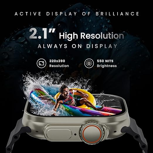 Hammer Active 2.0 Plus Bluetooth Calling Gesture Control Smartwatch - 1