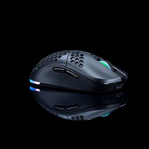 Cosmic Byte Kilonova 3335IC Wireless + Wired Dual Mode RGB Gaming Mouse with Pixart 3335 Sensor, Ultra Lightweight 89grams,Rechargeable 400mAh Battery - 2