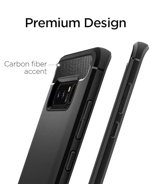 Spigen - Rougged Armor (Matte Black) for Samsung Galaxy Note 8 - 2