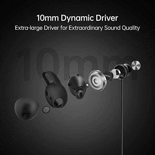 OPPO Enco M32 Bluetooth Wireless in Ear Earbuds with Mic,10 Mins Charge - 20Hrs Music Fast Charge, 28Hrs Battery Life,10mm Driver, IP55 Dust & Water Resistant (seal pack) - 2