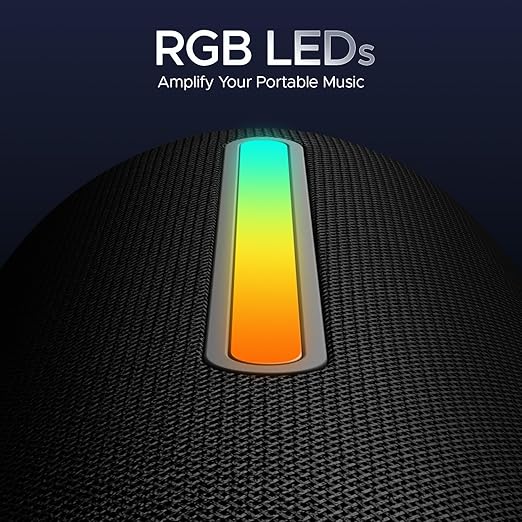 boAt Stone 350 pro /352 Pro Bluetooth Speaker w/ 14W Signature Sound, Up to 12hrs Playback, RGB LEDs - 2