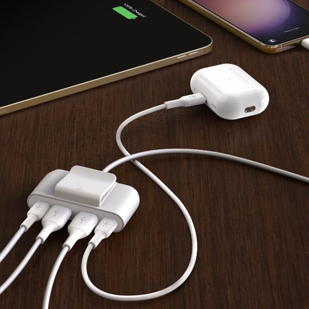 Belkin BoostCharge Pro USB-C? Wall Charger with PPS 60W + 4-Port USB Power Extender - 1