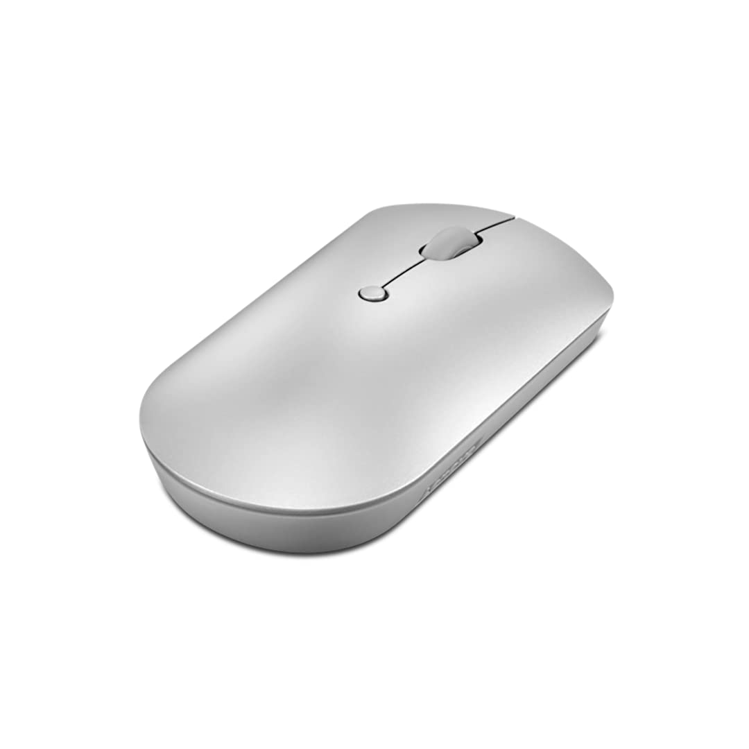 Lenovo 600 Bluetooth 5.0 Silent Mouse: Compact, Portable, Dongle-Free Multi-Device connectivity with Microsoft Swift Pair | 3-Level Adjustable DPI up to 2400 | Battery Life: up to 1 yr - 0
