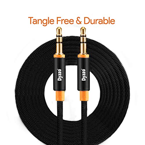 Dyazo 6 Ft 24K Gold Plated Aux Cable, 3.5 MM - 4
