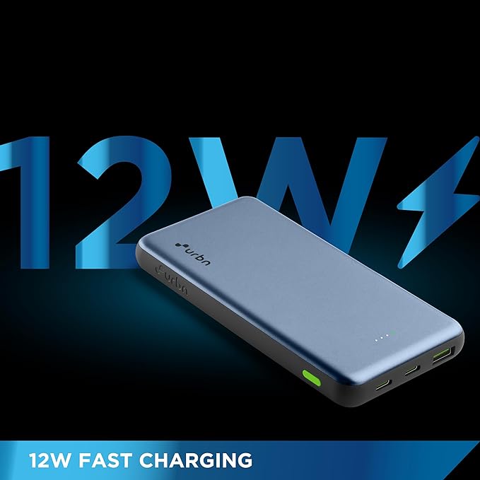 URBN Power Bank 10,000mAh - Ultra Slim, 22.5W Two Way Fast Charging, Triple Output, Dual Type C PD, 12 Layers - 3