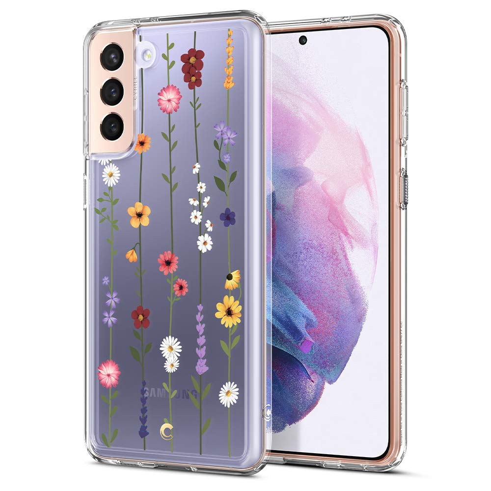 CYRILL by Spigen Stone - Cecile (Flower Garden) for Galsxy S21 - 0
