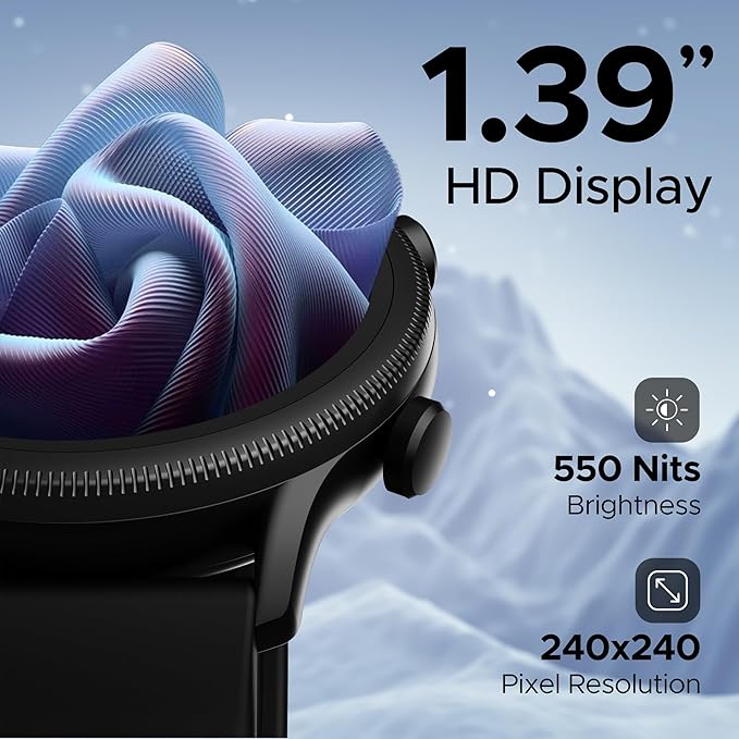 boAt Flash Plus Smart Watch w/ 1.39" (3.5 cm) HD Display, Bluetooth Calling, 100+ Sports Mode - 0