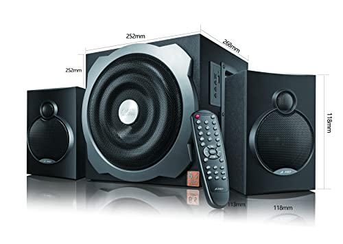 F&D A521X 52 Watt 2.1 Channel Wireless Bluetooth Multimedia Speaker - 0