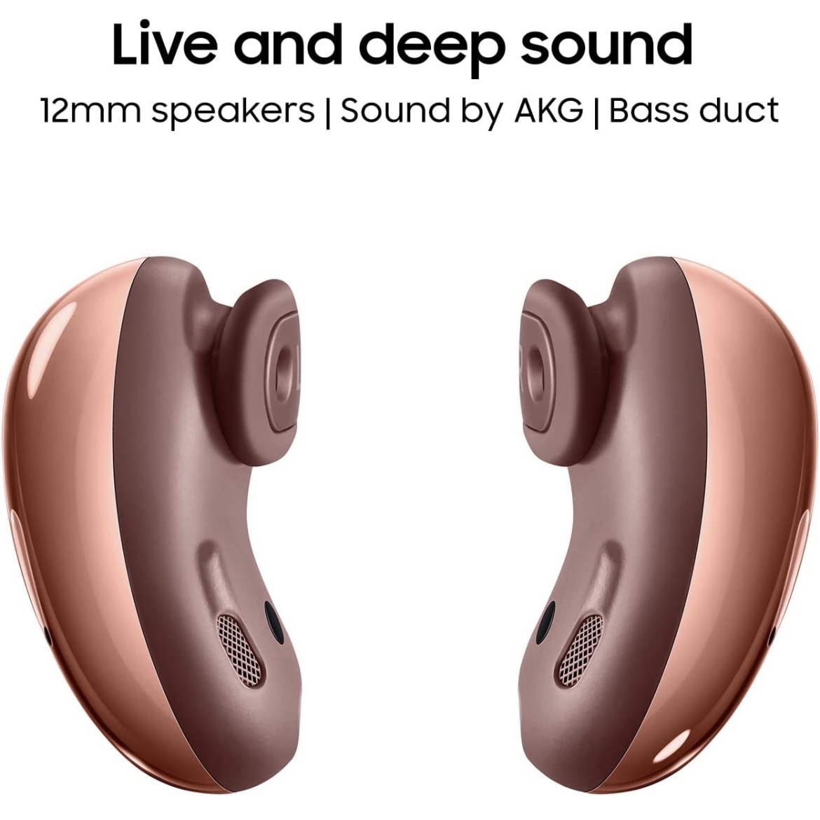 Samsung Galaxy Buds Live Bluetooth Truly Wireless in Ear Earbuds with Mic, Upto 21 Hours Playtime, Mystic Black - 2