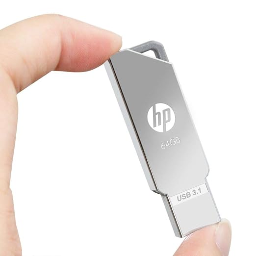 HP X740W 64 GB Pen Drive (Silver) - 1