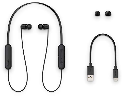 Sony WI-C200 Wireless Bluetooth In Ear Headphone with Mic (Black) - 1