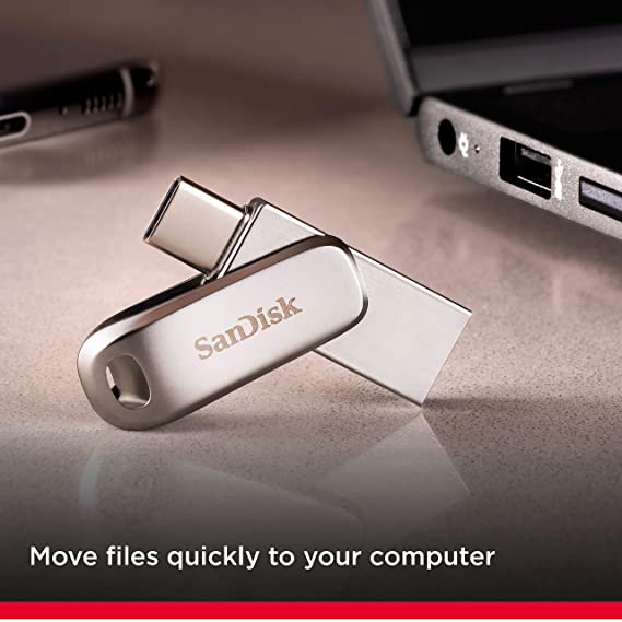 SanDisk Ultra Dual Drive Luxe Type C Flash Drive 32GB - 0