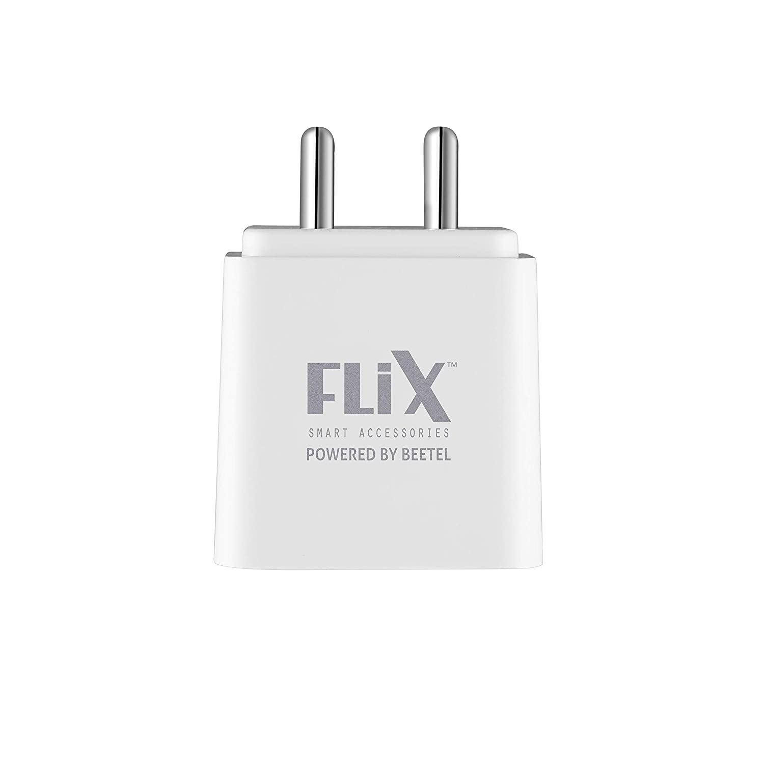 Flix (Beetel) 2.4 12W Dual USB Made in India, Bis Certified, Fast Charging Power Adaptor Smart Charger with 1 Meter Cable Micro USB Cable for Cel Total - 0