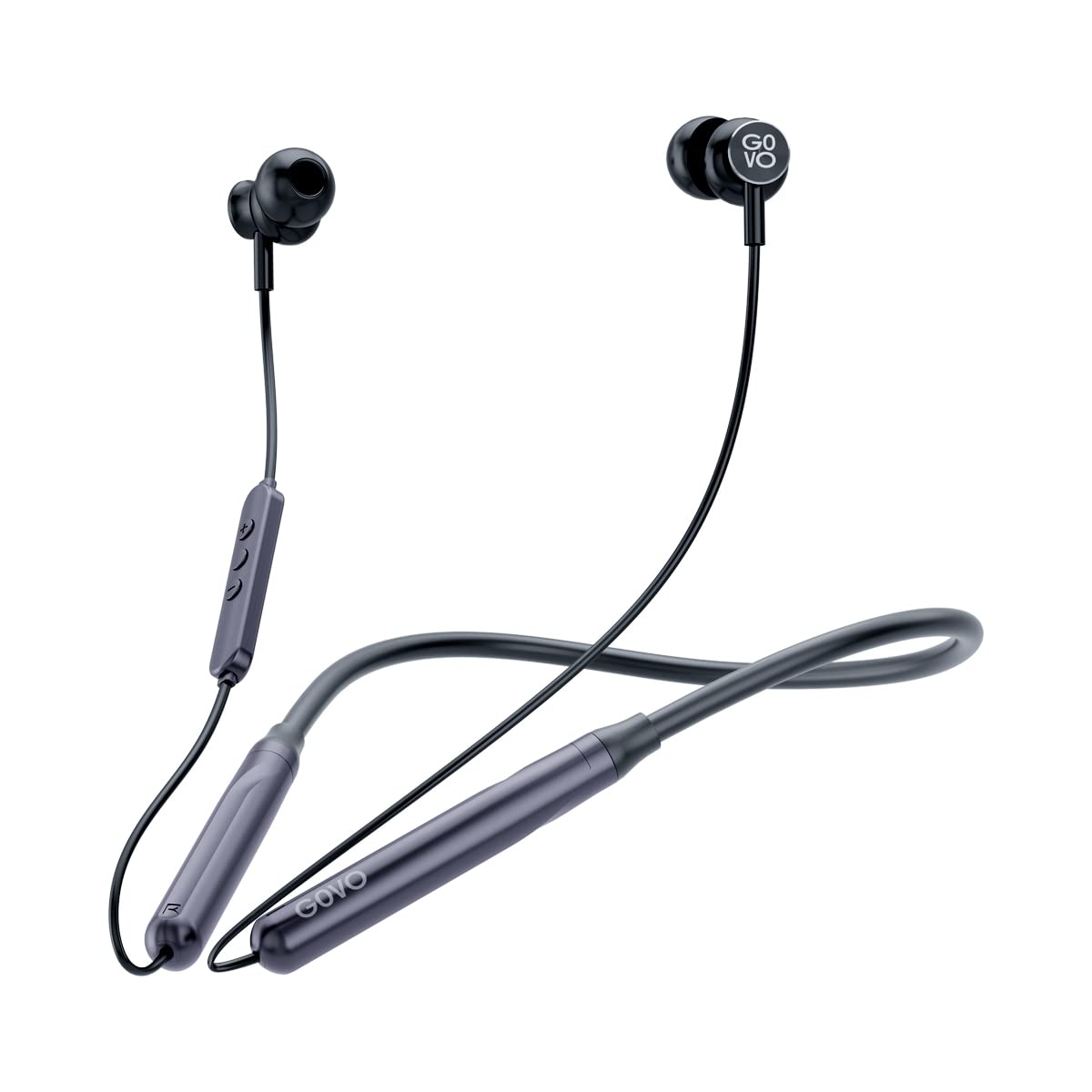 GOVO GOKIXX 652 Bluetooth Neckband, 60 Hours Battery, ENC Technology, Fast Charge, Magnetic Buds, Gaming Mode, 10mm Drivers, Type C Charging, Wireless Total - 0