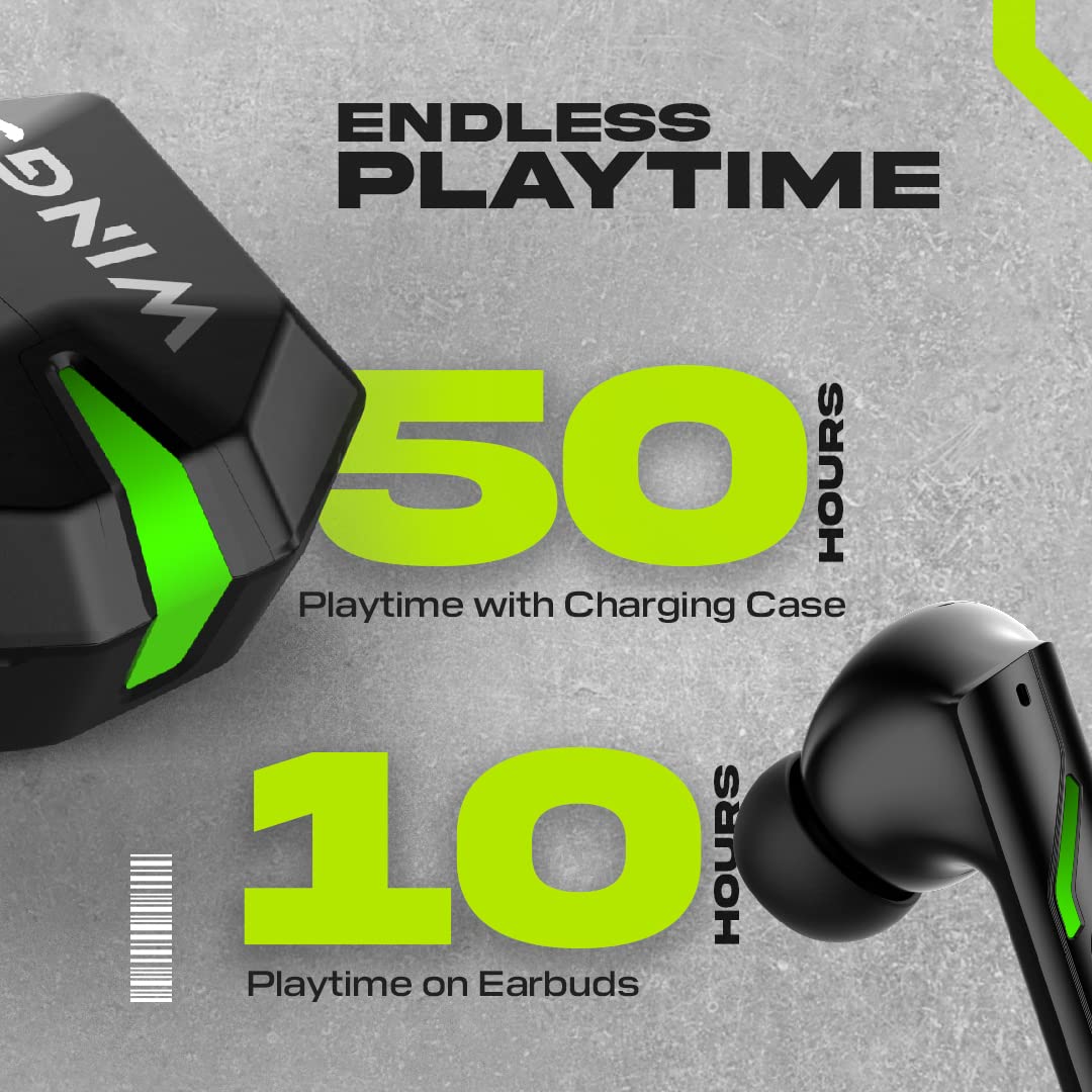 Wings Phantom 850 40ms Low Latency Wireless Earbuds - 2