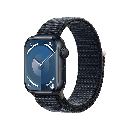 Apple Watch Series 9 [GPS 41mm] Smartwatch with Midnight Aluminum Case with Midnight - 0