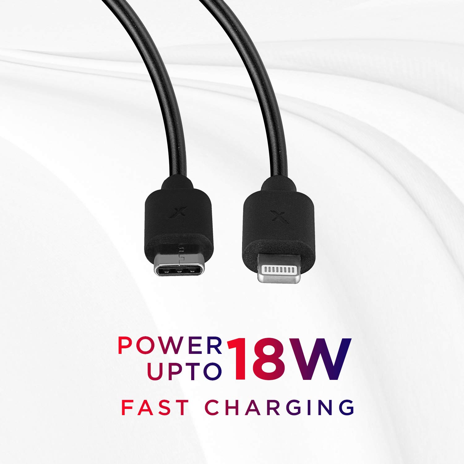 FLiX (Beetel) USB Type C to Lightning PVC Data Sync & 18W PD Fast Charging Cable, Made in India, 480Mbps Data Sync, Solid Cable, 1.2 Meter Long USB Ca - 3
