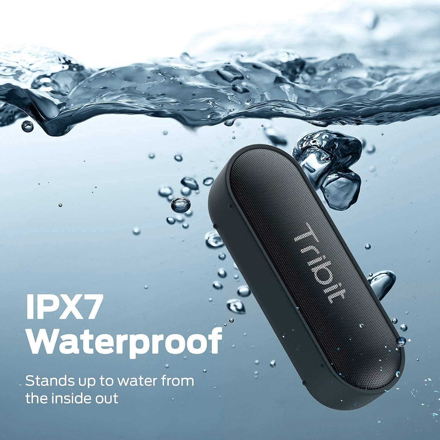 Tribit XSound Go Loud Stereo Sound & Rich Bass 16W,24H Playtime,150 ft Bluetooth Range - 2