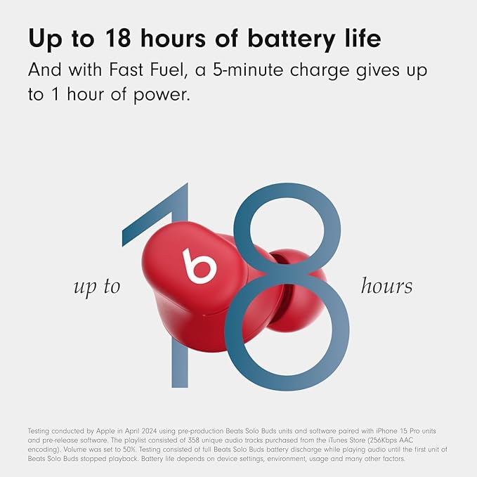 Beats Solo Buds ? Wireless Bluetooth Earbuds | 18 Hours of Battery Life | Apple & Android Compatibility - 2