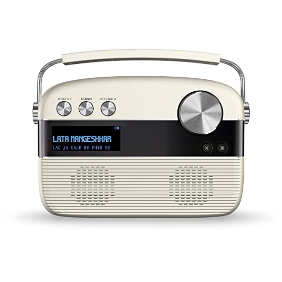 Saregama Carvaan Hindi - Portable Music Player with 5000 Preloaded Songs, FM/BT/AUX - 0