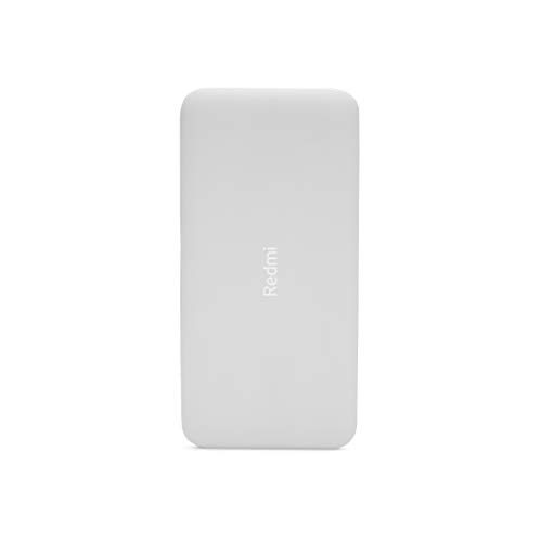 Redmi 10000mAh Lithium Polymer Power Bank with 10 Watt Fast Charging, (White) - 0