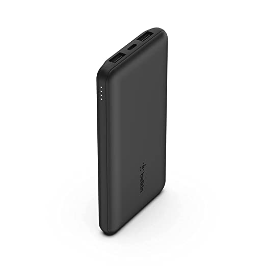 Belkin Pocket Power 10,000 mah Power Bank Charges 3 Devices simultaneously up to 15W (for iPhone, Samsung Galaxy,Pixel 4,Apple Watch, Apple AirPods an - 0