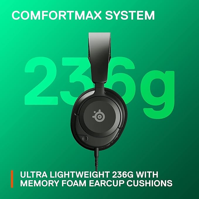SteelSeries New Arctis Nova 1X - Signature Arctis Sound - ClearCast Gen 2 Mic - Xbox Series X|S, PC, PlayStation - 3