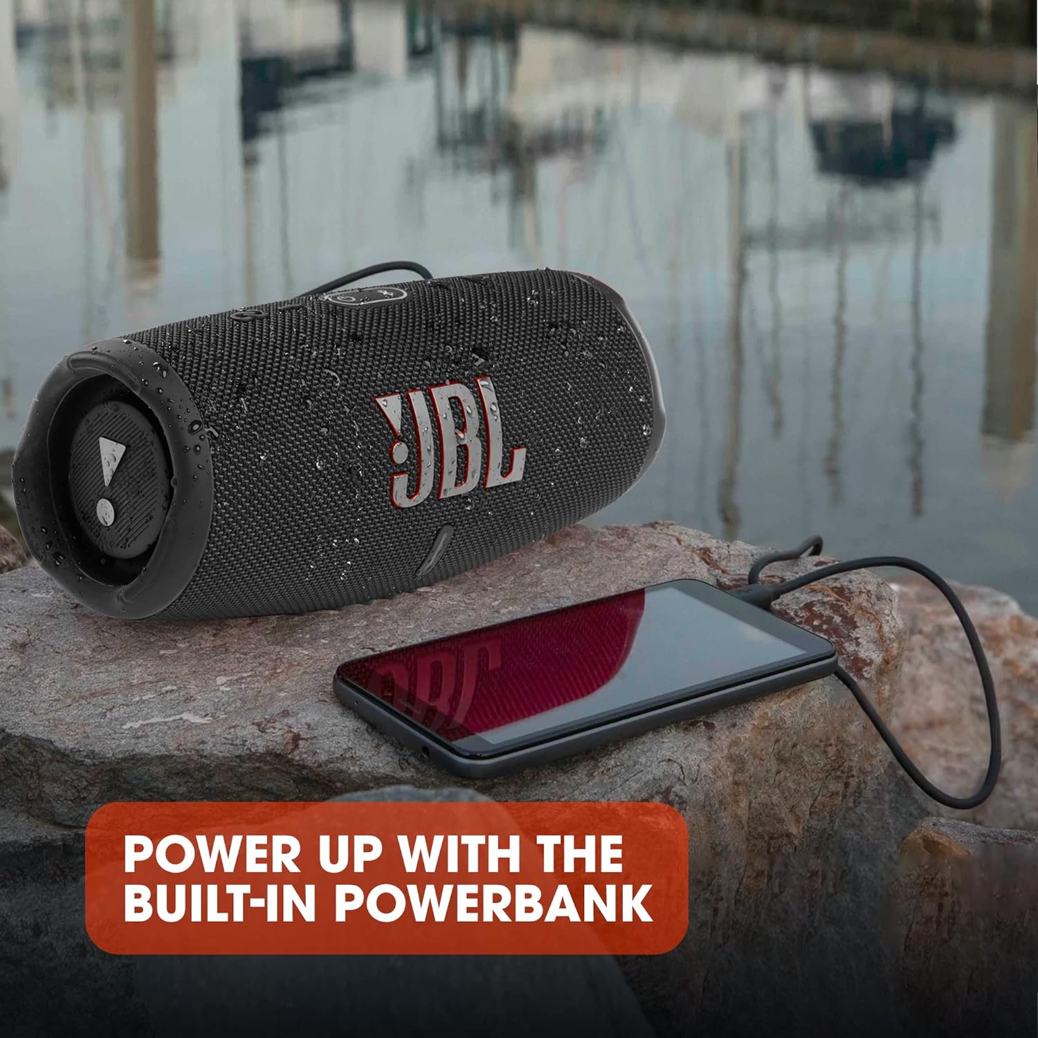 JBL Charge 5, Wireless Portable Bluetooth Speaker Pro Sound - 3