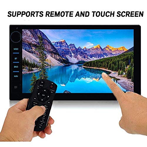 SuzecBlockbuster Series Double Din car Stereo with Touch Screen, Mirror Link,Bluetooth, Media Player and LED Reverse Camera - 4