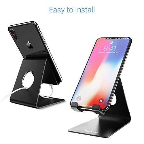 Portronics MODESK POR-122 Universal Mobile Holder (Black) - 1