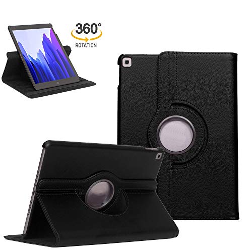 Robustrion Smart 360 Degree Rotating Stand Case Cover for Samsung Galaxy Tab A7 7.0 Back Cover 26.42cm (10.4 inch) [SM-T500/T505/T507] 2020 - Brown - 3