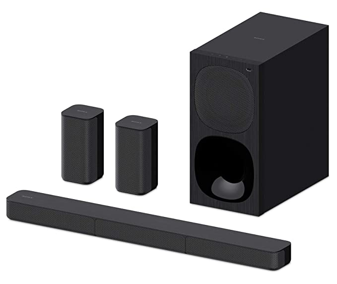 Sony HT-S20R Real 5.1ch Dolby Digital Soundbar for TV with subwoofer and Compact Rear Speakers, 5.1ch Home Theatre System (400W,Bluetooth & USB Connec - 0